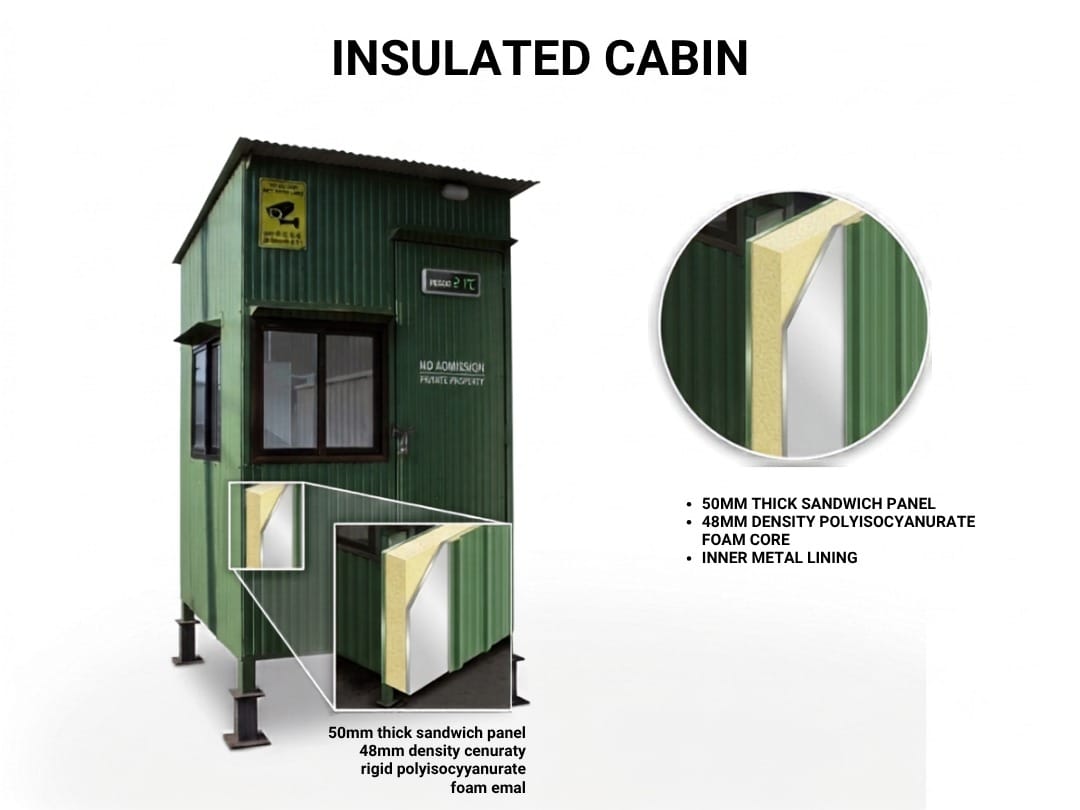 Insulated Security Cabin